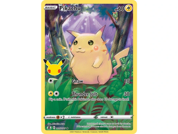 Pokémon - Pikachu Celebrations CEL005 - EXC EN - PKM TCG