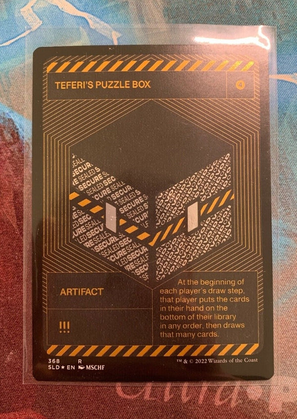 Teferis Puzzle Box Full Art Silver Foil - SLD MSCHF 368 - Near Mint - EN MTG