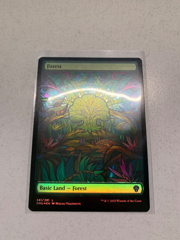 Forest Full Art Foil - Dominaria United - DMU 281 - EN - NM - MTG Magic