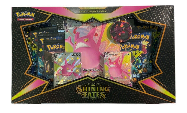 Pokémon - Shining Fates Premium Collection - Shiny Crobat VMAX - EN NEU OVP