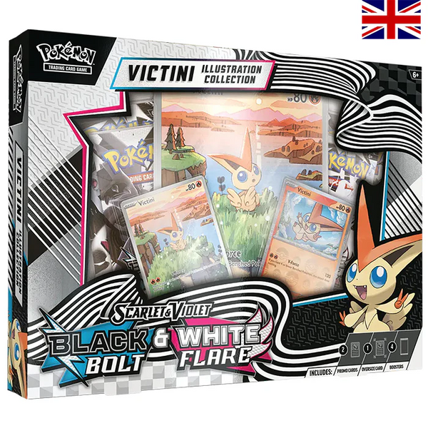 Pokémon - Black Bolt & White Flare Unova Victini Illustration Collection EN NEU