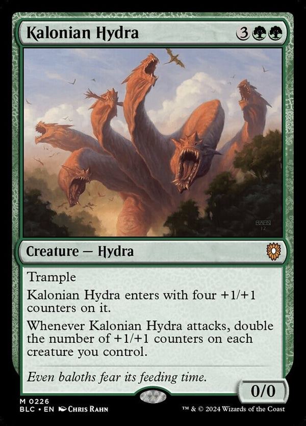 Kalonian Hydra - Commander Bloomburrow BLC 226 - EN NM - MTG Magic