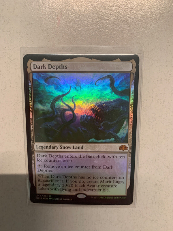 Dark Depths Foil  - Dominaria Remastered DMR 244 - Near Mint EN - MTG Magic