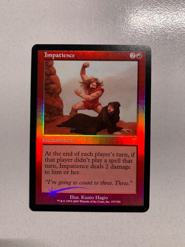 Impatience FOIL  - Siebte Edition - Near Mint NM EN - MTG Magic Karte