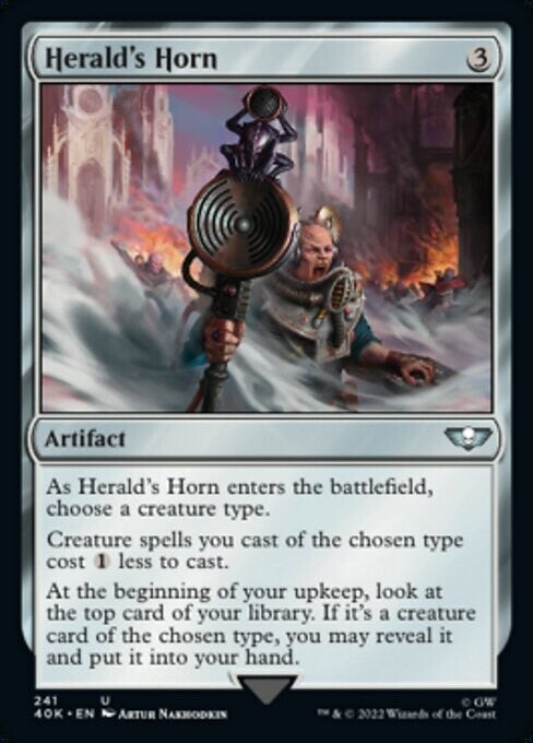 Heralds Horn - Warhammer 40000 - 40k 241 - Near Mint EN - MTG Magic Kartenspiel