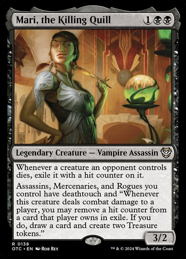 Mari, the Killing Quill - Commander Outlaws of Thunder Junction - OTC 138 EN NM