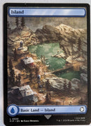 Island Basic Land Full Art - Fallout - NM EN - PIP 320 - Magic MTG