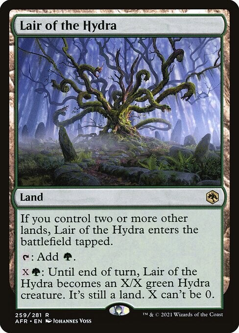 Lair of the Hydra - Adventures in the Forgotten Realms - AFR 259 - NM EN MTG