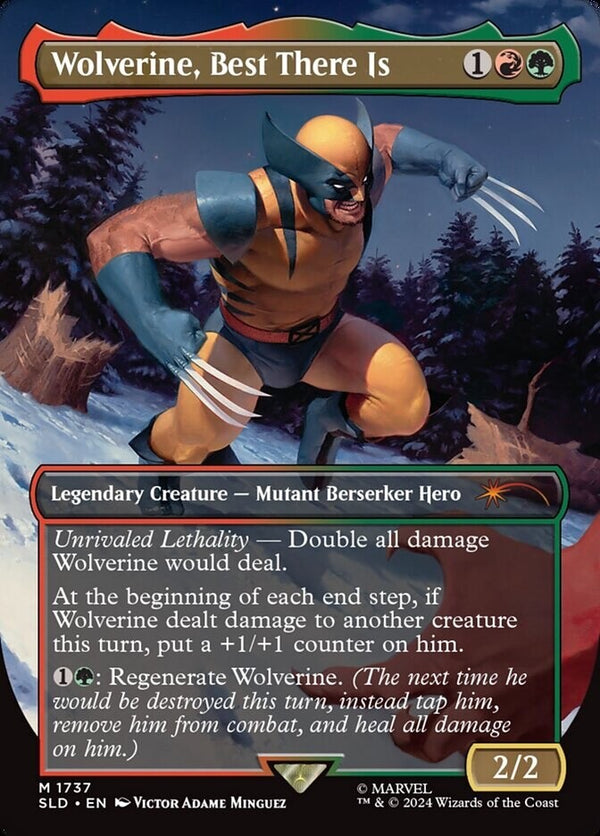 Wolverine, Best There Is FA - Secret Lair Marvel SLD 1737 - EN NM MTG