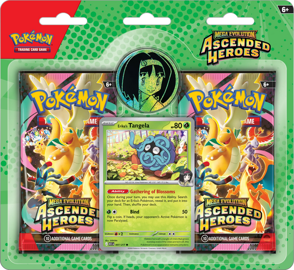 Pokemon - Mega Evolution Ascended Heroes 2 Pack Blister x1 - EN NEU OVP SEALED