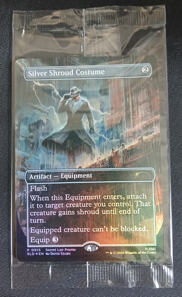 Silver Shroud Costume FOIL Full Art - Secret Lair Promo SLD 915 EN NM - MTG
