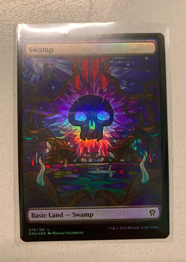 Swamp Full Art Foil - Dominaria United - DMU 279 - EN - NM - MTG Magic