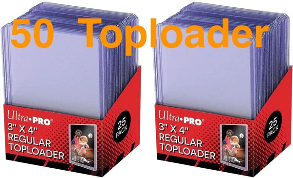 Toploader Ultra Pro Hüllen 3" x 4" für Pokémon Magic YuGiOh 25 50 100 Stück