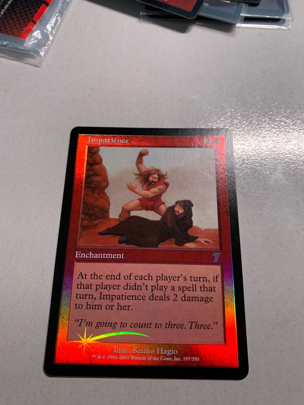 Impatience FOIL  - Siebte Edition - Near Mint NM EN - MTG Magic Karte