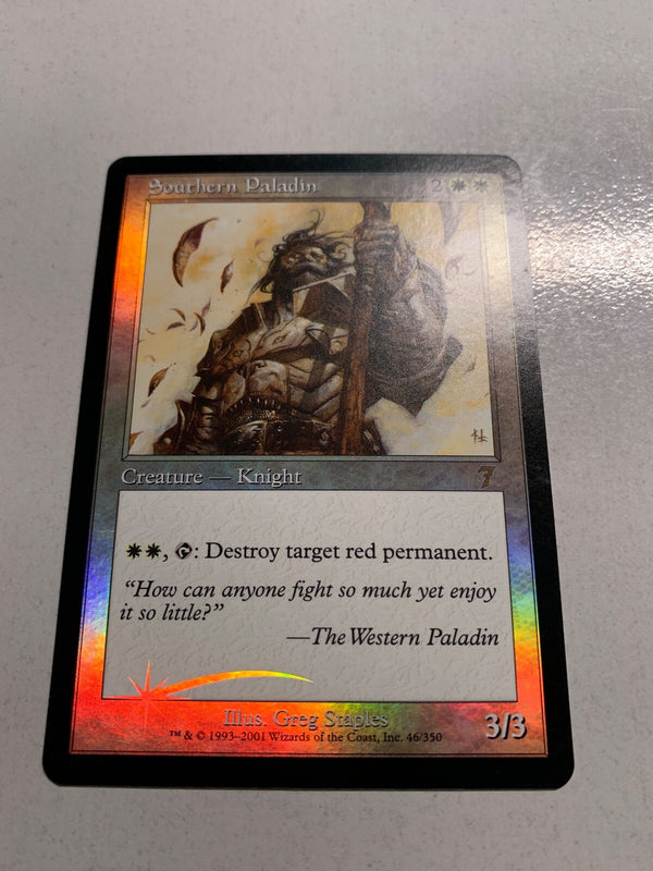 Southern Paladin FOIL  - Siebte Edition 46 - EN - MTG Magic Karte