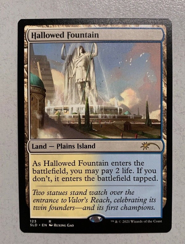 Hallowed Fountain Shockland - Secret Lair - Near Mint EN - SLD-123 - MTG Magic