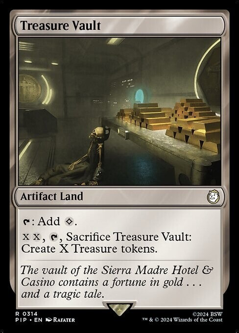 Treasure Vault - Beyond the Multiverse Fallout - PIP 314 - NM EN - MTG