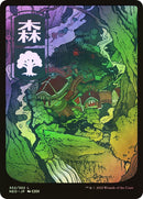 Forest Full Art Land FOIL - Kamigawa Neon Dynasty - Near Mint EN - NEO 302 - MTG