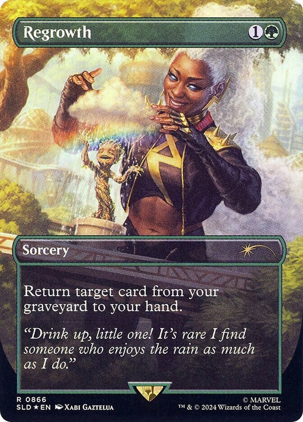 Rewgrowth Groot Foil - Secret Lair Marvel SLD 866 - EN NM Magic