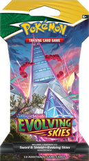 Pokémon - Evolving Skies / SWSH 7 - 1 x Sleeved Booster Pack ENG - NEU & SEALED
