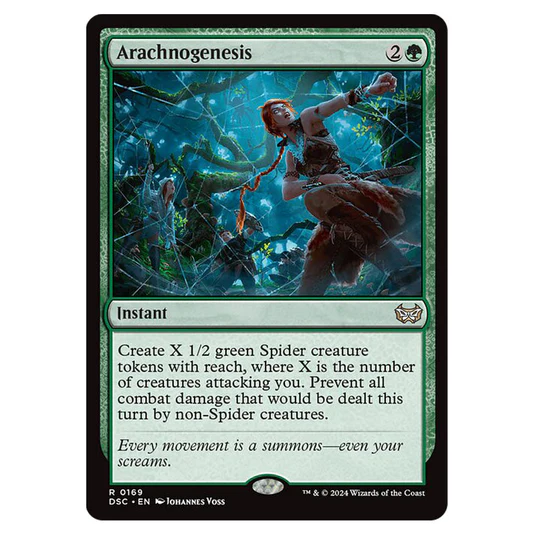 Arachnogenesis - Duskmourn - EN NM - DSC 169 - MTG Magic The Gathering