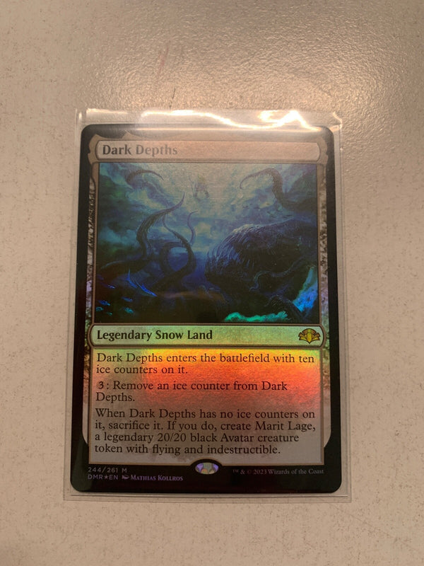 Dark Depths Foil  - Dominaria Remastered DMR 244 - Near Mint EN - MTG Magic