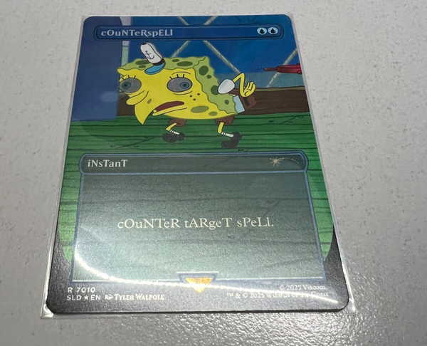 cOuNTeRspELl Meme FOIL  FA - Secret Lair SpongeBob SLD 7010 - EN NM - Magic