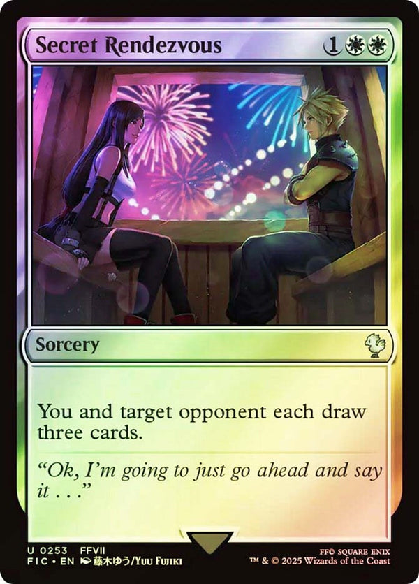 Secret Rendezvous SURGE FOIL - Commander Final Fantasy FIC 253 - EN NM MTG