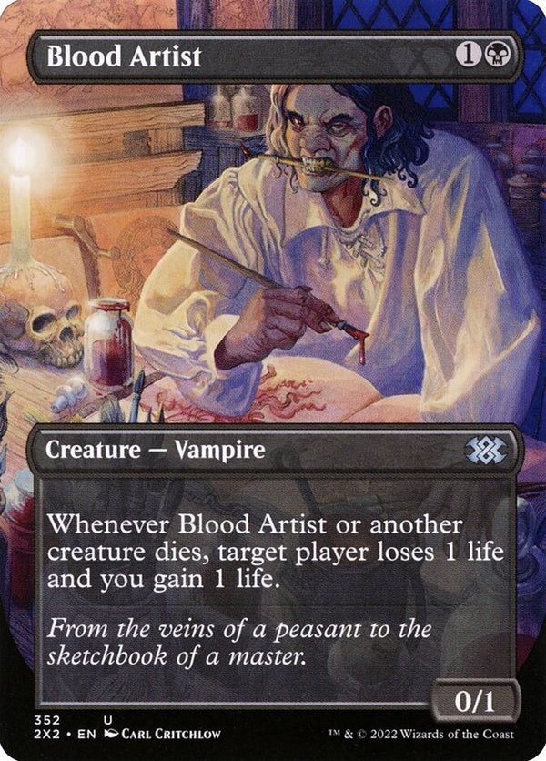 Blood Artist Full Art - Double Masters 2022 2X2 352 - Near Mint - EN - MTG