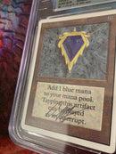 Mox Sapphire Unlimited Signed 8 - 8.5 Graded Near Mint Magic The Gathering MTG