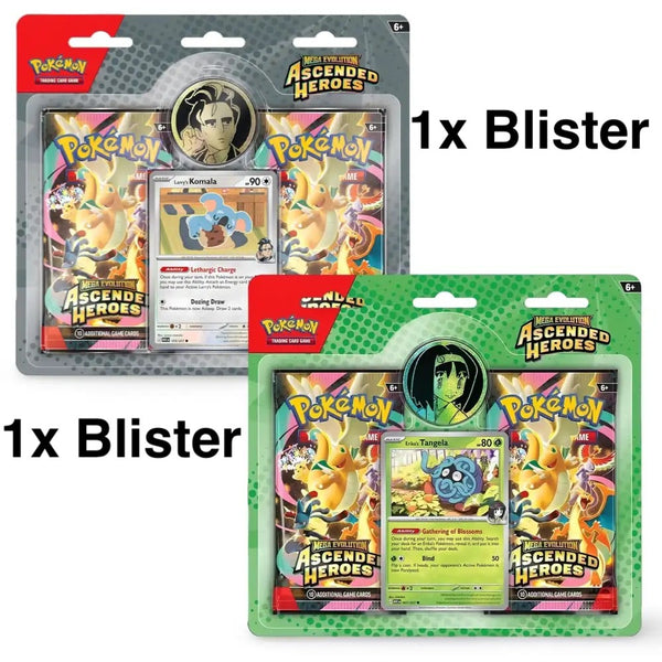Pokemon - Mega Evolution Ascended Heroes 2 Pack Blister x1 - EN NEU OVP SEALED