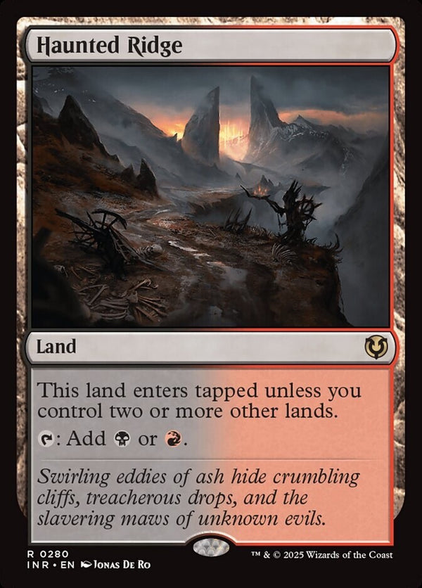 Haunted Ridge - Innistrad Remastered INR 280 - EN NM - Magic MTG