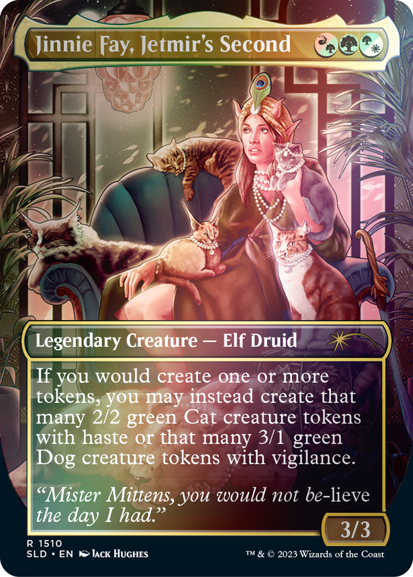 Jinnie Fay, Jetmirs Second - FA FOIL - SLD 1510 Raining Cats and Dogs NM EN MTG