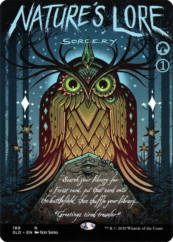 Natures Lore Full Art Showcase - Secret Lair SLD 189 - EN NM - MTG Magic