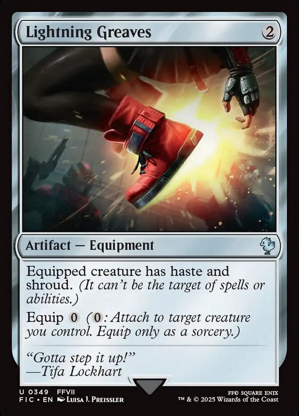 Lightning Greaves - Commander Final Fantasy FIC 349 - EN NM MTG